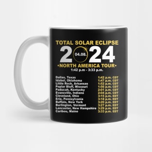2024 Total Solar Eclipse April 8 Path Of The Eclipse Mug